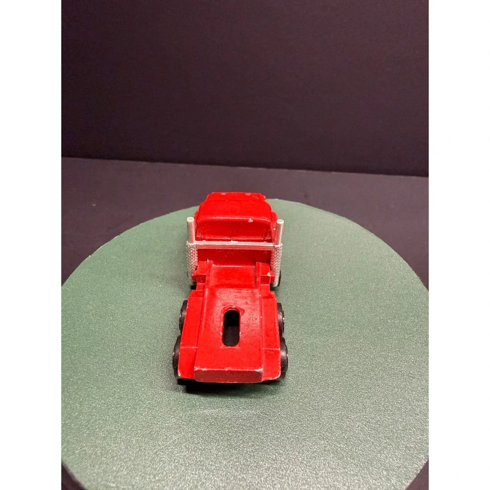 Majorette Red Semi Truck Cab Diecast 1/100 Scale Made in France Vintage Toy